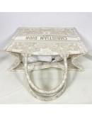 CHRISTIAN DIOR Medium Book Tote in Around the World Motif – Latte/Gold Embroidery (Year 2023)