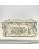 CHRISTIAN DIOR Medium Book Tote in Toile de Jouy – Ecru/Grey Embroidery (Year 2022)