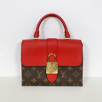 LOUIS VUITTON Monogram Locky BB Handbag in Red – GHW (Year 2019)