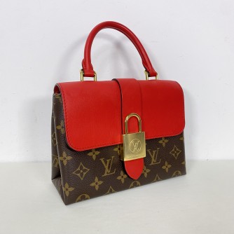 LOUIS VUITTON Monogram Locky BB Handbag in Red – GHW (Year 2019)