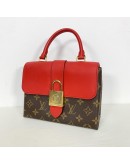 LOUIS VUITTON Monogram Locky BB Handbag in Red – GHW (Year 2019)