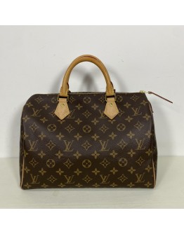 LOUIS VUITTON Monogram Speedy 30 Boston Handbag – GHW (Year 2020)