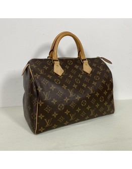 LOUIS VUITTON Monogram Speedy 30 Boston Handbag – GHW (Year 2020)
