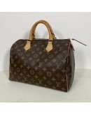 LOUIS VUITTON Monogram Speedy 30 Boston Handbag – GHW (Year 2020)