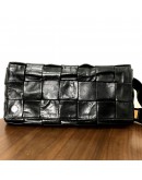 BOTTEGA VENETA Black Stretch Cassette Shoulder/Belt Bag in Matte Hardware