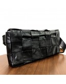 BOTTEGA VENETA Black Stretch Cassette Shoulder/Belt Bag in Matte Hardware