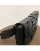 BOTTEGA VENETA Black Stretch Cassette Shoulder/Belt Bag in Matte Hardware
