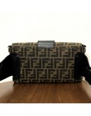 FENDI Baguette 2way Shoulder/Belt Bag in Zucca Canvas – SHW