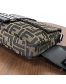 FENDI Baguette 2way Shoulder/Belt Bag in Zucca Canvas – SHW