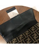 FENDI Baguette 2way Shoulder/Belt Bag in Zucca Canvas – SHW