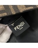 FENDI Baguette 2way Shoulder/Belt Bag in Zucca Canvas – SHW