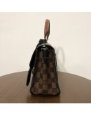 LOUIS VUITTON Damier Ebene Beaumarchais Noir Crème with Shoulder Strap – GHW (Year 2019)
