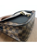 LOUIS VUITTON Damier Ebene Beaumarchais Noir Crème with Shoulder Strap – GHW (Year 2019)
