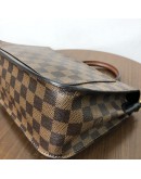 LOUIS VUITTON Damier Ebene Beaumarchais Noir Crème with Shoulder Strap – GHW (Year 2019)
