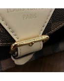 LOUIS VUITTON Damier Ebene Beaumarchais Noir Crème with Shoulder Strap – GHW (Year 2019)