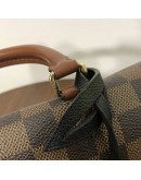 LOUIS VUITTON Damier Ebene Beaumarchais Noir Crème with Shoulder Strap – GHW (Year 2019)
