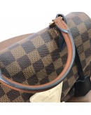 LOUIS VUITTON Damier Ebene Beaumarchais Noir Crème with Shoulder Strap – GHW (Year 2019)