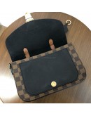 LOUIS VUITTON Damier Ebene Beaumarchais Noir Crème with Shoulder Strap – GHW (Year 2019)