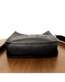 HERMES Mini Evelyne 16 in Noir Taurillon Clemence with Shoulder Strap – PHW (Stamp D – Year 2019)