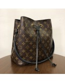 LOUIS VUITTON Monogram Neo Noe MM Bucket Bag in Black – GHW (Year 2019)