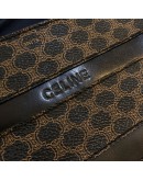 CELINE Vintage Black Macadam Monogram Small Tote Bag - GHW