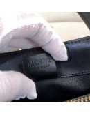 CELINE Vintage Black Macadam Monogram Small Tote Bag - GHW