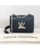 LOUIS VUITTON Twist PM Shoulder Bag in Black Epi Leather – SHW (Year 2016) 