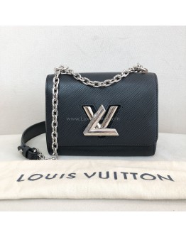 LOUIS VUITTON Twist PM Shoulder Bag in Black Epi Leather – SHW (Year 2016) 