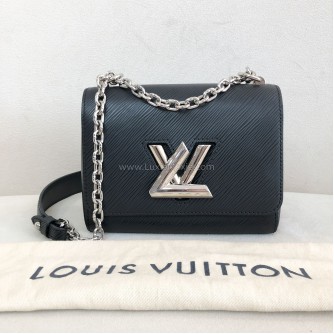 LOUIS VUITTON Twist PM Shoulder Bag in Black Epi Leather – SHW (Year 2016) 