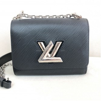 LOUIS VUITTON Twist PM Shoulder Bag in Black Epi Leather – SHW (Year 2016) 