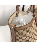GUCCI GG Canvas in Light Brown Leather Large Tote Bag – GHW