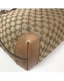 GUCCI GG Canvas in Light Brown Leather Large Tote Bag – GHW