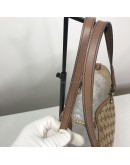 GUCCI GG Canvas in Light Brown Leather Large Tote Bag – GHW