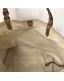 GUCCI GG Canvas in Light Brown Leather Large Tote Bag – GHW