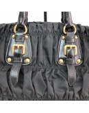 PRADA BN1336 Tessuto Gaufre Black Nylon Tote Bag with Shoulder Strap – GHW (Year 2011)
