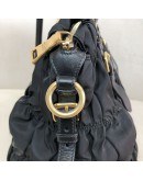 PRADA BN1336 Tessuto Gaufre Black Nylon Tote Bag with Shoulder Strap – GHW (Year 2011)