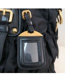 PRADA BN1336 Tessuto Gaufre Black Nylon Tote Bag with Shoulder Strap – GHW (Year 2011)