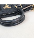 PRADA BN1336 Tessuto Gaufre Black Nylon Tote Bag with Shoulder Strap – GHW (Year 2011)
