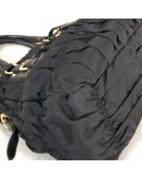 PRADA BN1336 Tessuto Gaufre Black Nylon Tote Bag with Shoulder Strap – GHW (Year 2011)