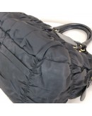 PRADA BN1336 Tessuto Gaufre Black Nylon Tote Bag with Shoulder Strap – GHW (Year 2011)