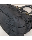 PRADA BN1336 Tessuto Gaufre Black Nylon Tote Bag with Shoulder Strap – GHW (Year 2011)