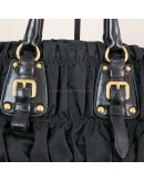 PRADA BN1336 Tessuto Gaufre Black Nylon Tote Bag with Shoulder Strap – GHW (Year 2011)