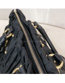 PRADA BN1336 Tessuto Gaufre Black Nylon Tote Bag with Shoulder Strap – GHW (Year 2011)