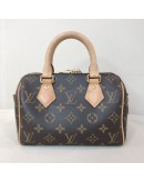LOUIS VUITTON Monogram Speedy Bandouliere 20 Handbag with Beige Shoulder Strap – GHW (Microchip New Model)