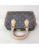 LOUIS VUITTON Monogram Speedy Bandouliere 20 Handbag with Beige Shoulder Strap – GHW (Microchip New Model)
