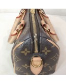 LOUIS VUITTON Monogram Speedy Bandouliere 20 Handbag with Beige Shoulder Strap – GHW (Microchip New Model)