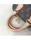 LOUIS VUITTON Monogram Speedy Bandouliere 20 Handbag with Beige Shoulder Strap – GHW (Microchip New Model)