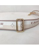 LOUIS VUITTON Monogram Speedy Bandouliere 20 Handbag with Beige Shoulder Strap – GHW (Microchip New Model)