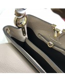 LOUIS VUITTON Capucines BB Taurillon Leather in Galet - GHW