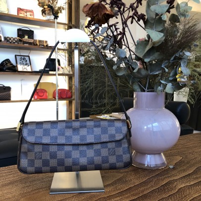 LOUIS VUITTON Damier Ebene Rocoleta Armpit Shoulder Bag - GHW (Year 2003)